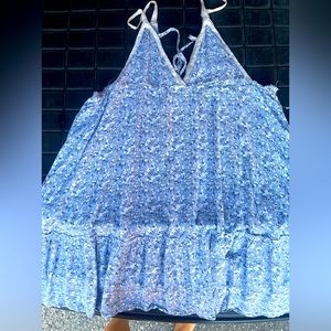 Ocean drive size Medium, beach coverup mini gooey dress